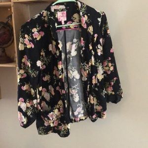 Floral blazer